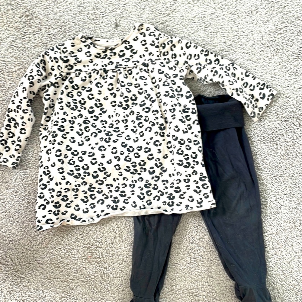 H&M baby girl outfit set 6-9 months